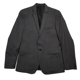 Filippa K Blazer Jacke aus Wolle Grau