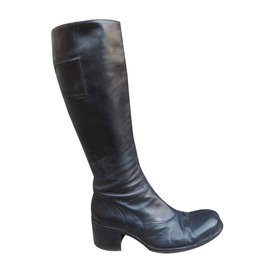 Botas Free Lance de cuero negro talla 38