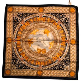 Sciarpa Nara Camicie in Poliestere Stampato 80x80 cm - Autre Marque