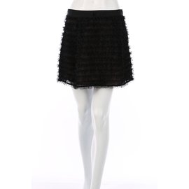 Falda negra By Malene Birger de algodón y viscosa Talla S