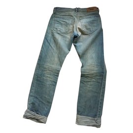 Vaqueros Diesel de algodón azul claro 36