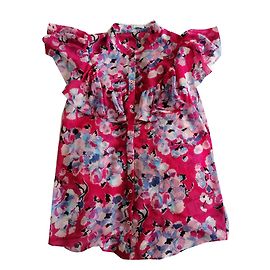 Blusa Claudie Pierlot con Volant e Fiocco Rimovibile