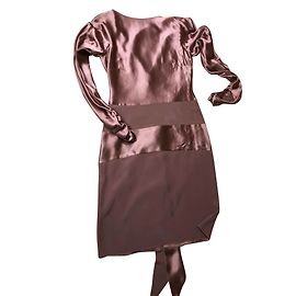 Valentino Seidenkleid rückenfrei rosa