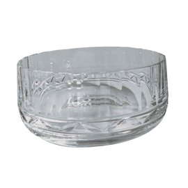 Hermès crystal cut glass bowl