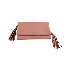 Clutch Lancel in pelle rosa