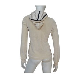 Céline Off-White Avorio Felpa con cappuccio con cappuccio e cappuccio con cappuccio Felpa taglia S SMALL