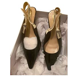 Décolleté Christian Dior in pelle nera