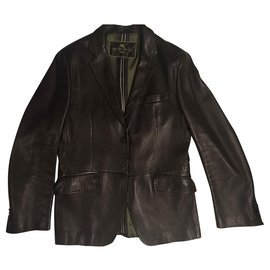 Giacca in pelle stile Blazer - Etro