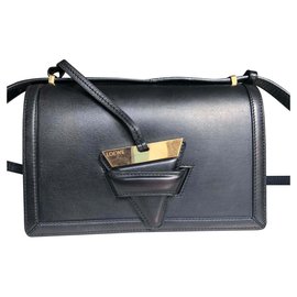 Borsa Loewe Barcelona in pelle nera