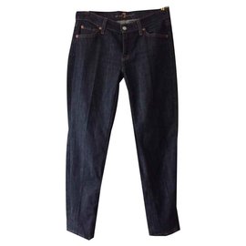 Vaqueros 7 For All Mankind Azules de Algodón