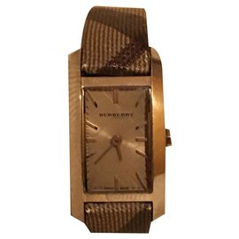 Burberry Armbanduhr für Damen aus Leder