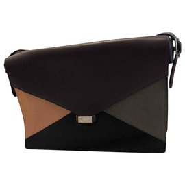 Borsa a mano Céline Diamond Courchesne in pelle e scamosciata