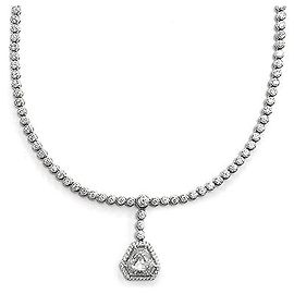 inconnue Collana con cravatta di diamanti.
