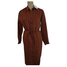 Swildens Tonga Hemdkleid Orange Viskose