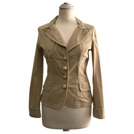 Blazer D&G beige de algodón