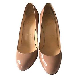 Décolleté Christian Louboutin Fifi Beige Vernice