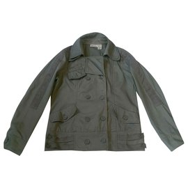 Dkny Jacke aus Baumwolle Khaki