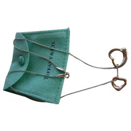 Tiffany & Co Pendente Open Heart di Elsa Peretti in argento e oro