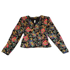 Emanuel Ungaro Solo Donna Steppjacke mit Blumenmuster