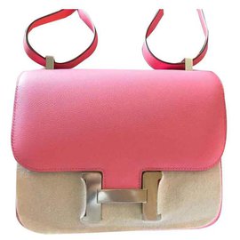 Hermès Constance 24 Pelle Evercolor Rosa