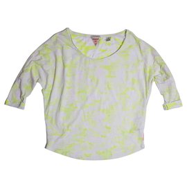 Maison Scotch Bluse Weiß Grün Baumwolle