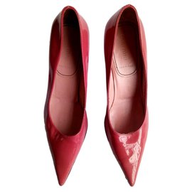 Décolleté Miu Miu in vernice rosa tacco a spillo 37