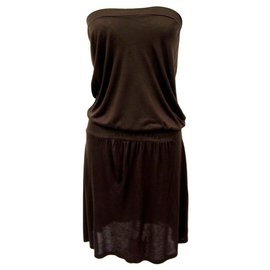 Trägerloses Kleid aus Seidengemisch - Paul & Joe