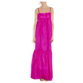 Alice by Temperley Abito in seta maxi lavanda