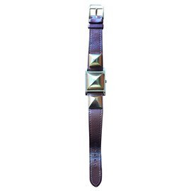 Montre Bijou Hermès Medor Cuir Doré