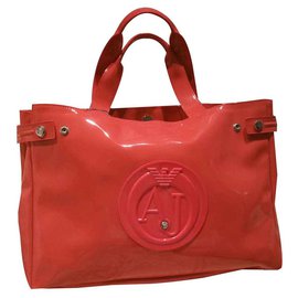 Borsa Tote Armani Corallo Plastica