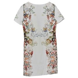 Vestido CAROLL de algodón con estampado floral rosa y verde