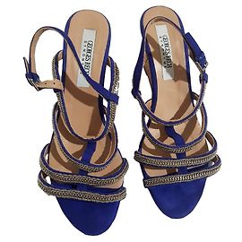 Sandali Georges Rech in scamosciato blu