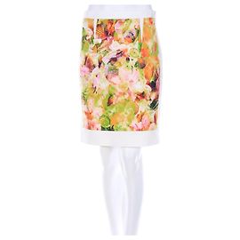 Club Monaco Blumenrock aus Baumwolle