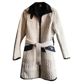 Chaleco Impermeable Versace Negro Beige