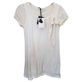 Twin Set Kleid Creme Viskose Mädchen 11-12 Jahre