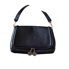 Borsa a mano in pelle nera Dolce & Gabbana
