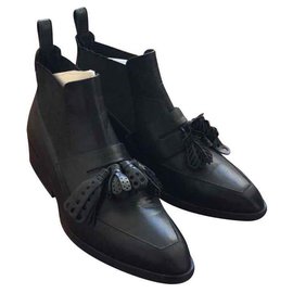 Botines Robert Clergerie Xoda de piel negra