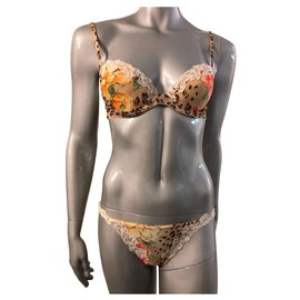 Conjunto La Perla Set Nine Sujetador y Tanga Beige