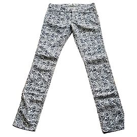 Isabel Marant Etoile Pantaloni stile jeans bianchi / blu