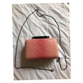 Minaudière Diane Von Furstenberg Pelle Nera e Pitone