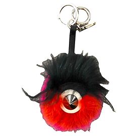 Ciondolo per borsa Fendi collezione Monster pelliccia multicolore