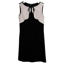 Hobbs Businesskleid Schwarz und Ecru
