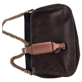Borsa Lanvin in pelle marrone