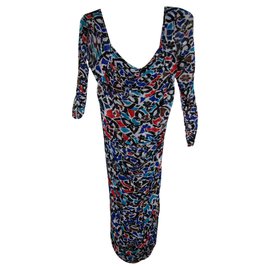 Diane Von Furstenberg DvF Uttana Seidenkleid
