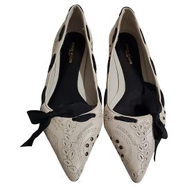 Ballerine Karen Millen in pelle beige taglia 38
