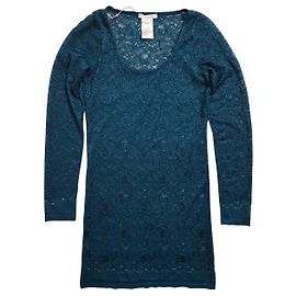 Abito corto in pizzo blu Patrizia Pepe