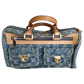 Louis Vuitton Neo Speedy Denim Blu