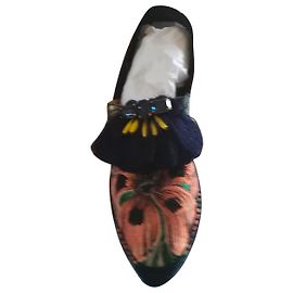 Espadrillas Castaner Blu Navy Nubuck 41