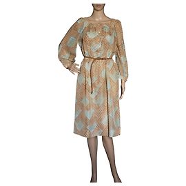 Autre Marque TED LAPIDUS Kleid mit floralem Patchwork-Print