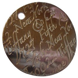 TIFFANY & CO. Note a pendente in argento massiccio XL 925